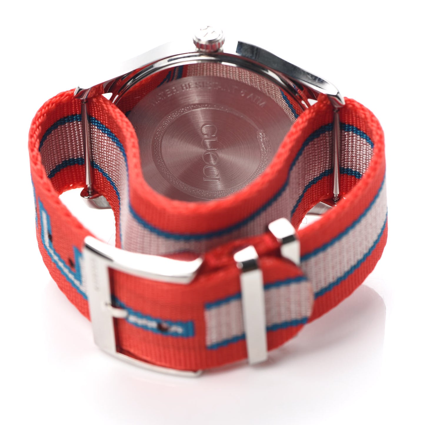Stainless Steel Nylon 38mm G-Timeless Web Quartz Watch Red