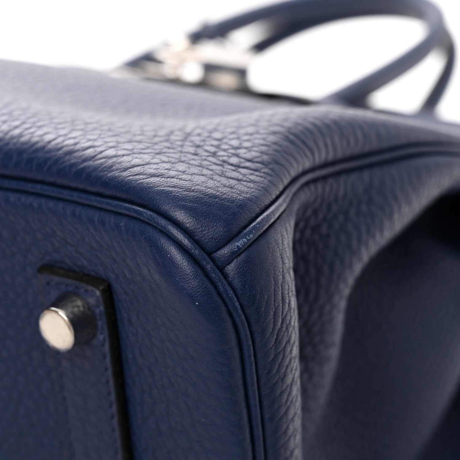 Hermes Taurillon Clemence BIRKIN 35 Bleu Nuit 10 of 15
