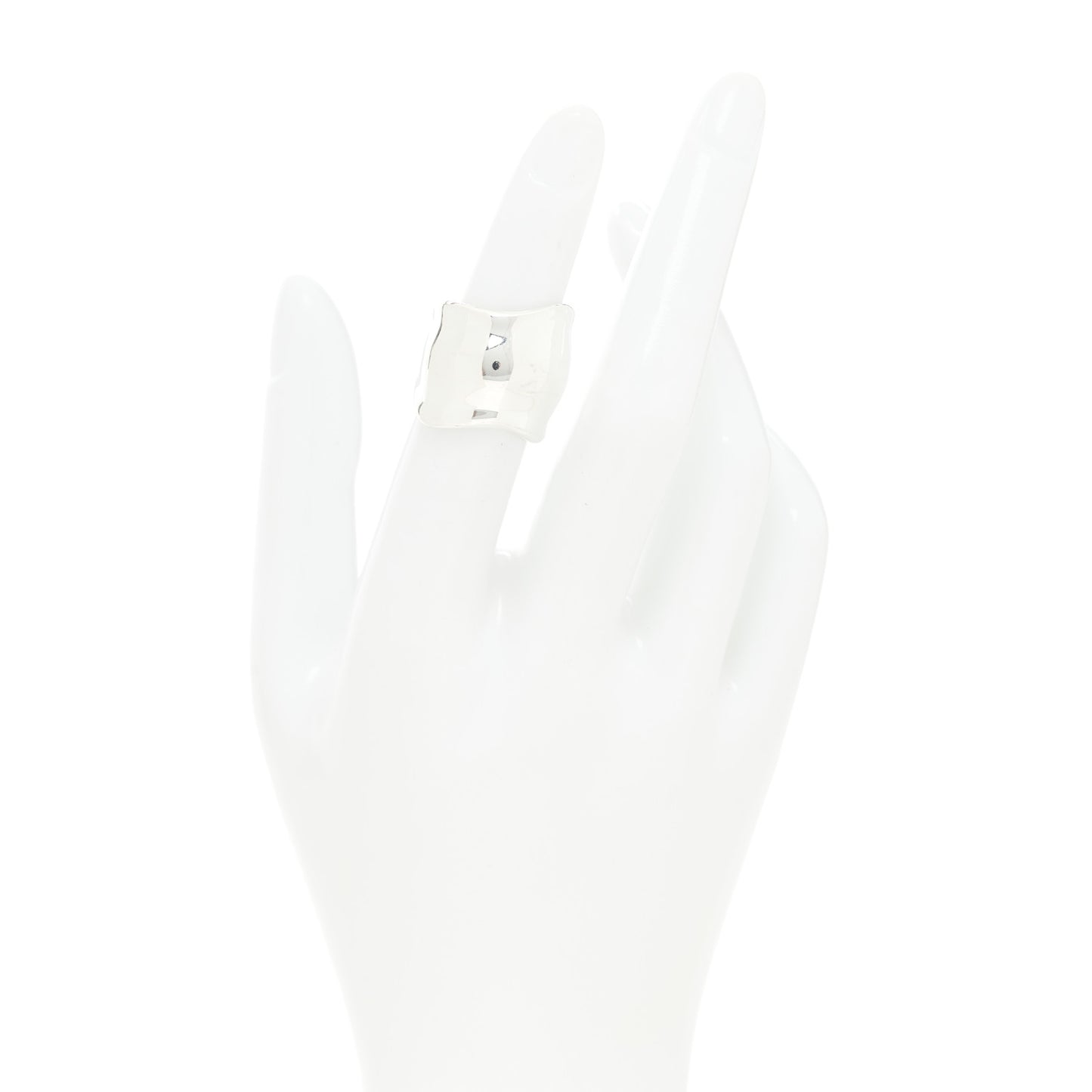 Sterling Silver Elsa Peretti Bone Ring 49 4.75