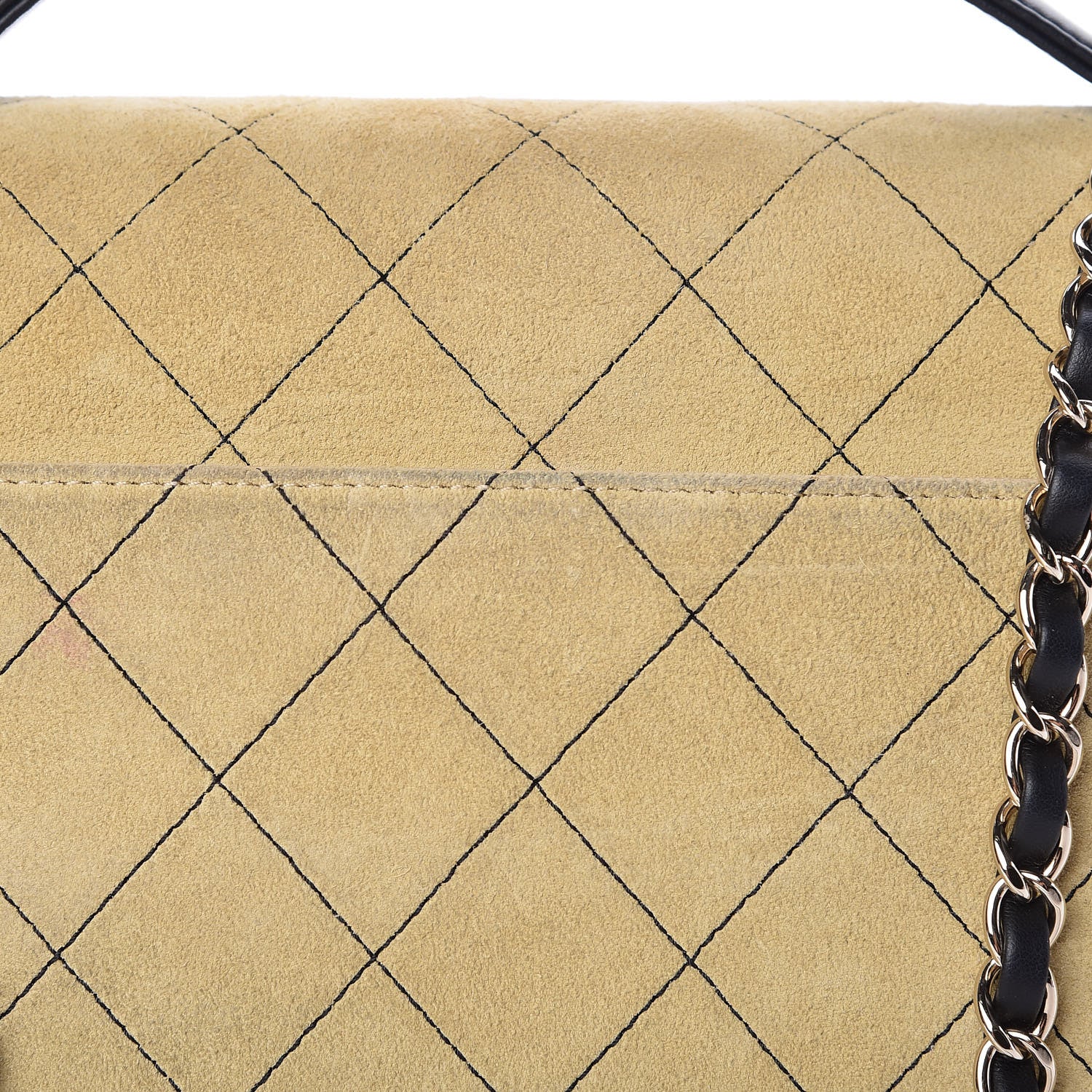 Chanel Suede Medium Business Affinity Flap Beige 11 of 13