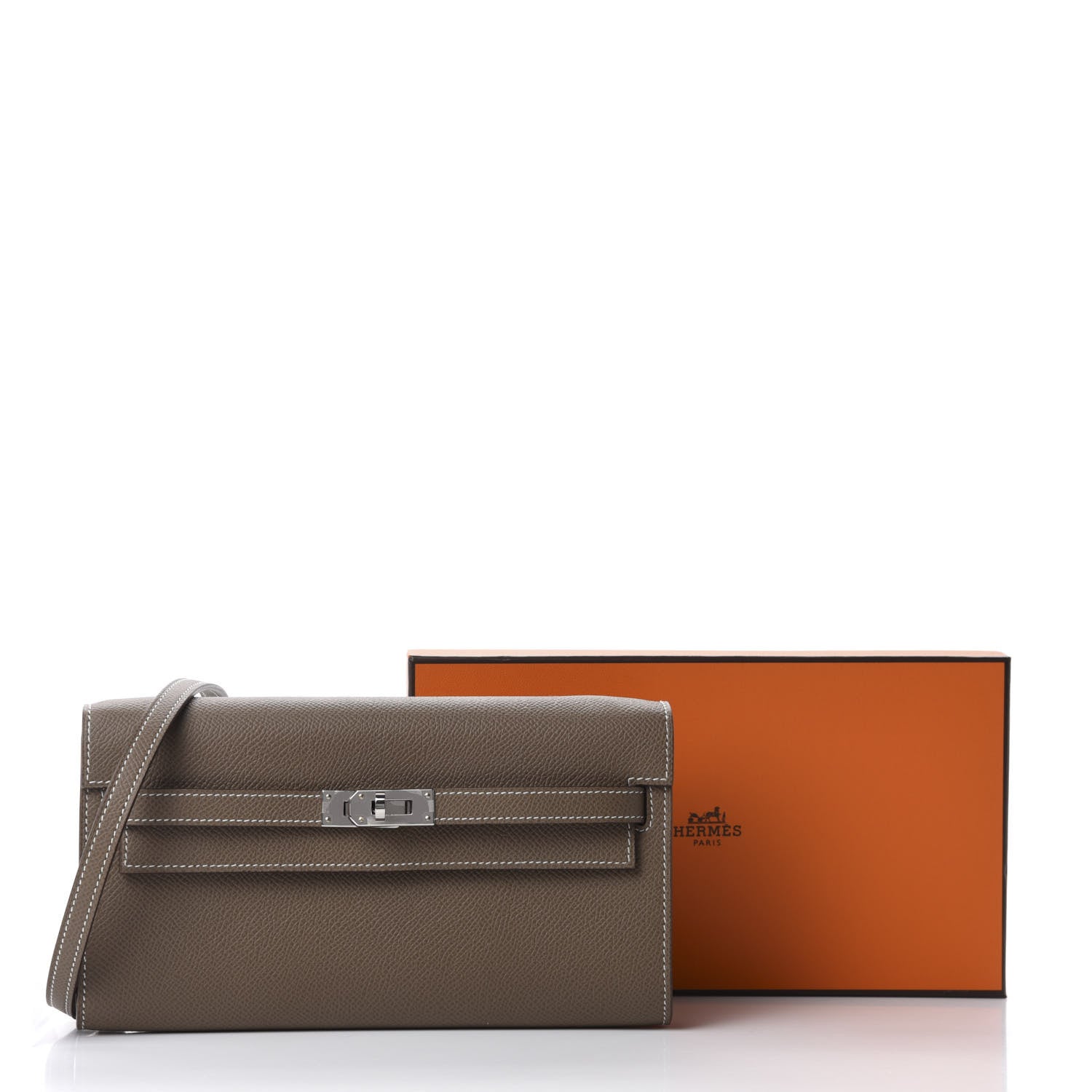 Hermes Epsom Kelly Wallet To Go Etoupe 10 of 10