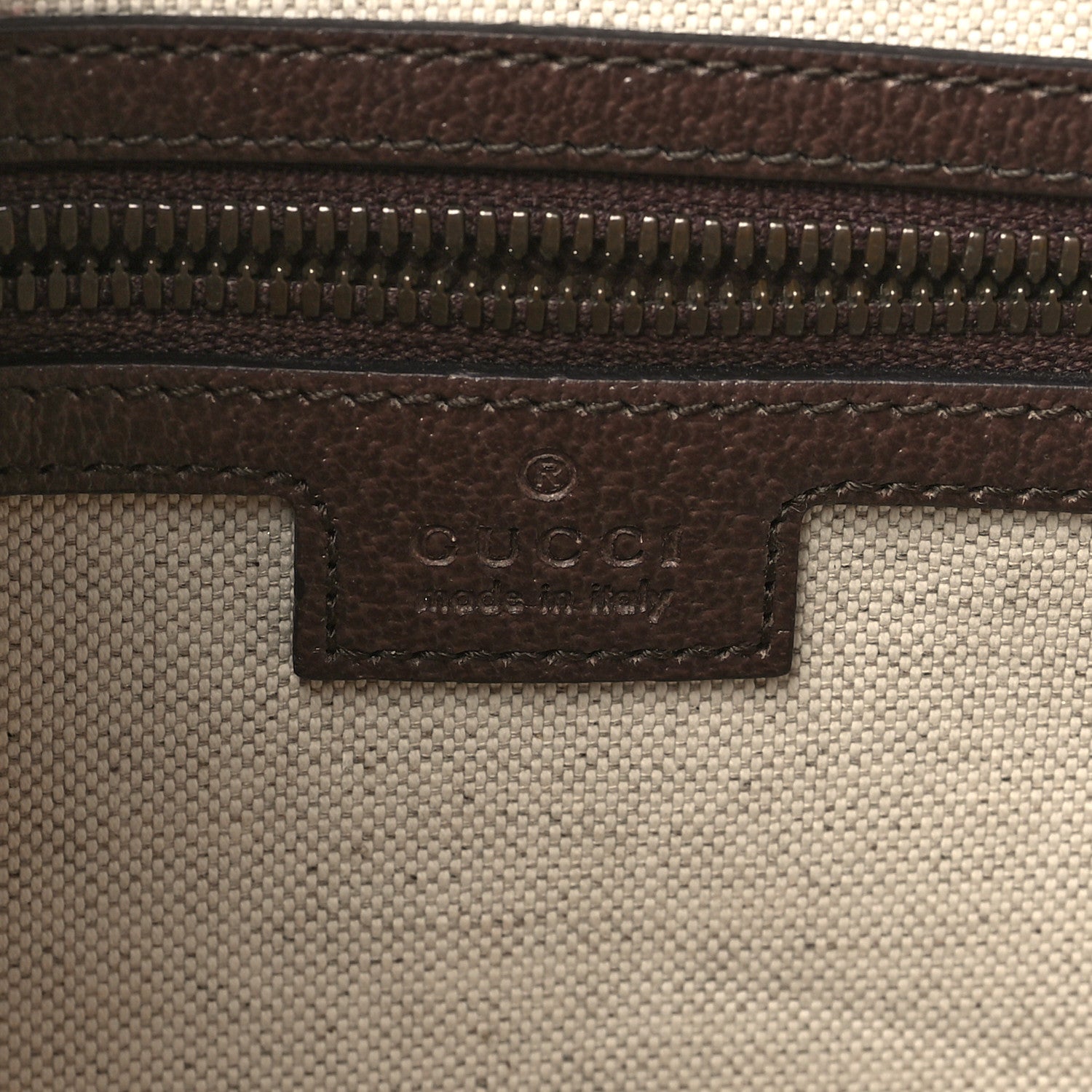 Gucci GG Supreme Monogram Web Small Ophidia Half Moon Hobo Brown 6 of 10