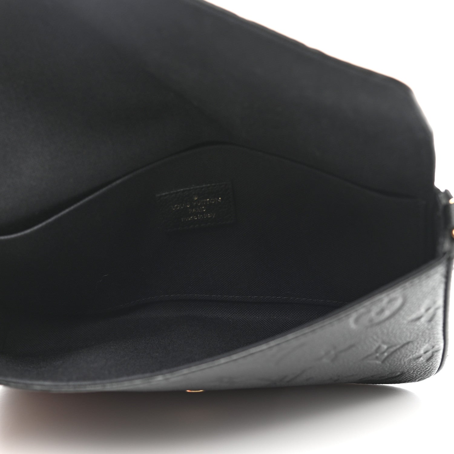 Louis Vuitton Empreinte Pochette Felicie Chain Wallet Black 4 of 7