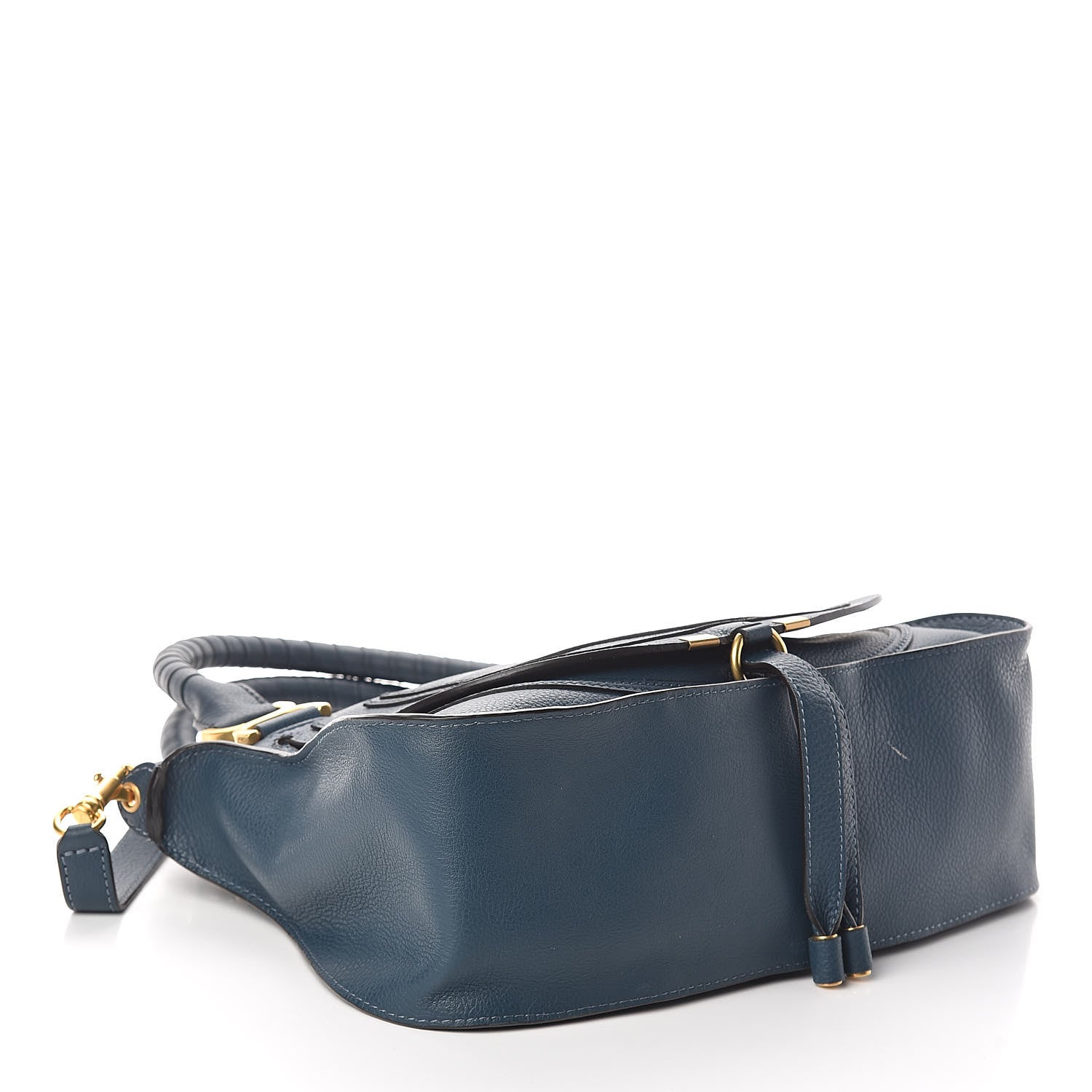 Chloe Calfskin Medium Marcie Satchel Blue 4 of 10