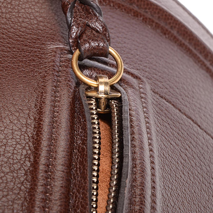 Celine Shiny Grained Calfskin Medium Phantom Luggage Brown 8 of 9