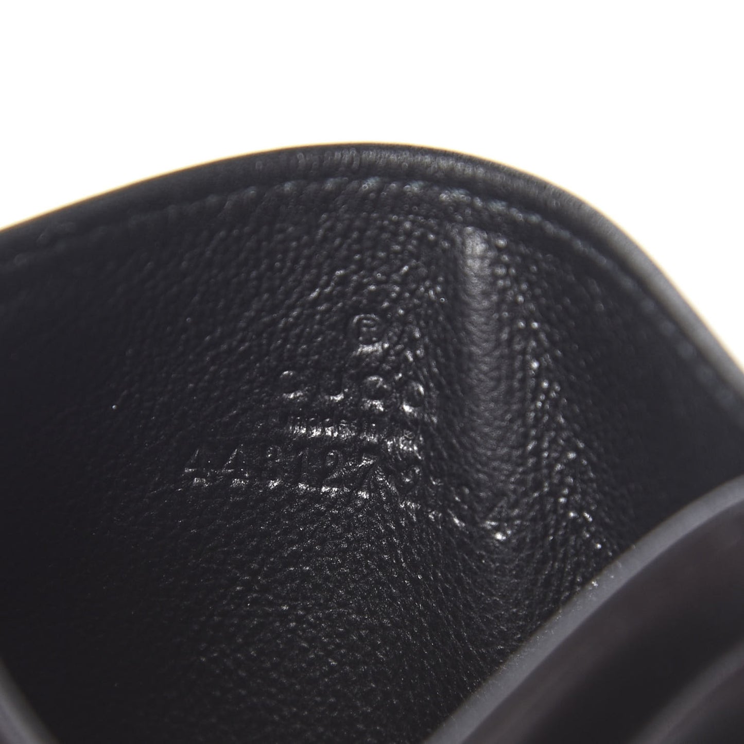 Calfskin Matelasse GG Marmont Card Holder Black