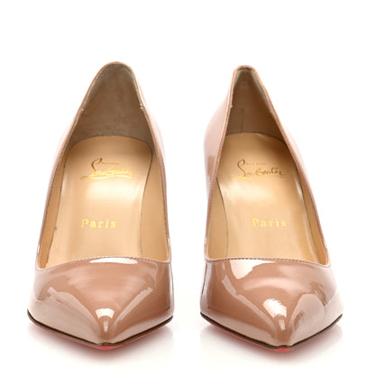 Christian Louboutin Patent Pigalle Follies 85 Pumps 37 Nude 3 of 7