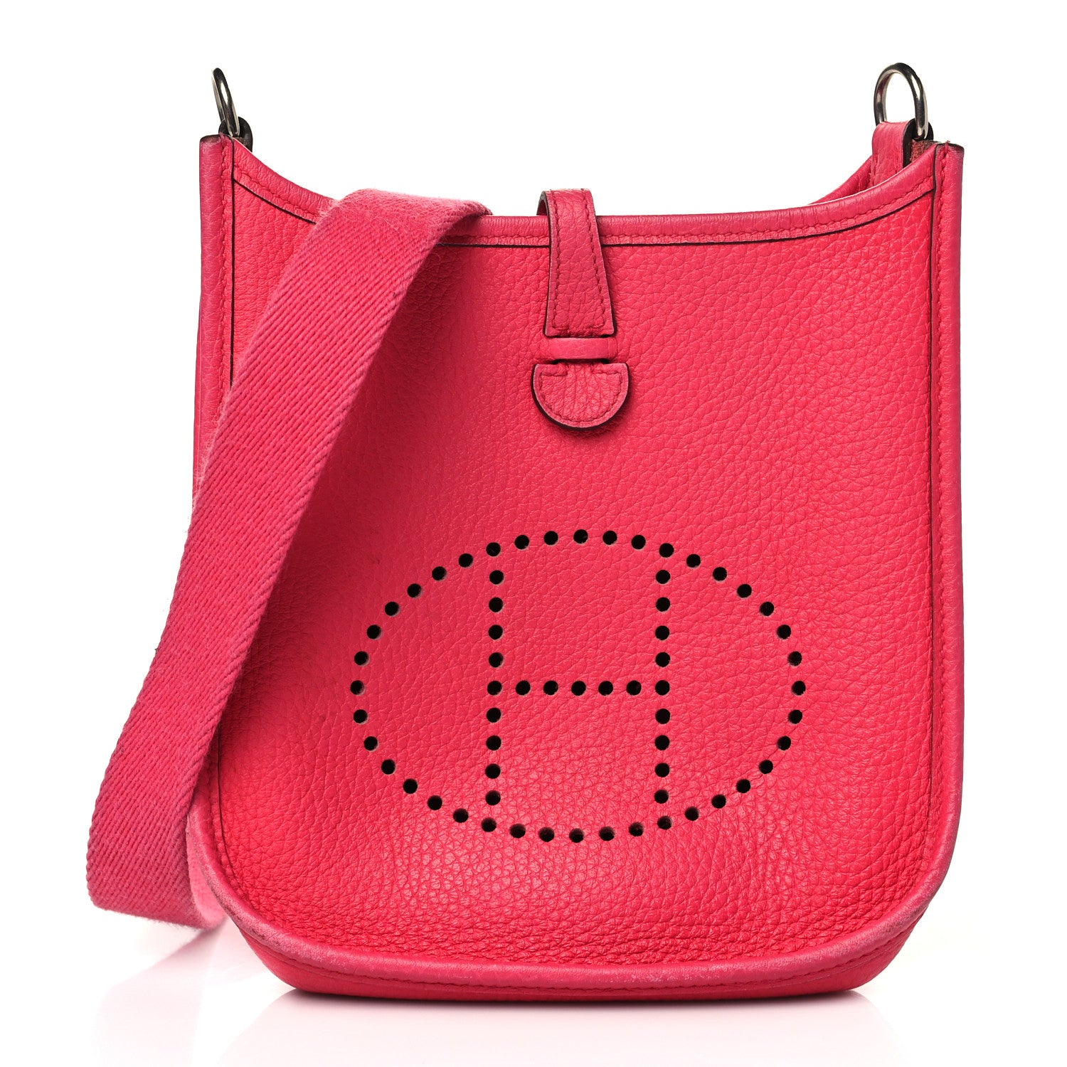 Hermes Taurillon Clemence Evelyne TPM Rose Extreme 1 of 11