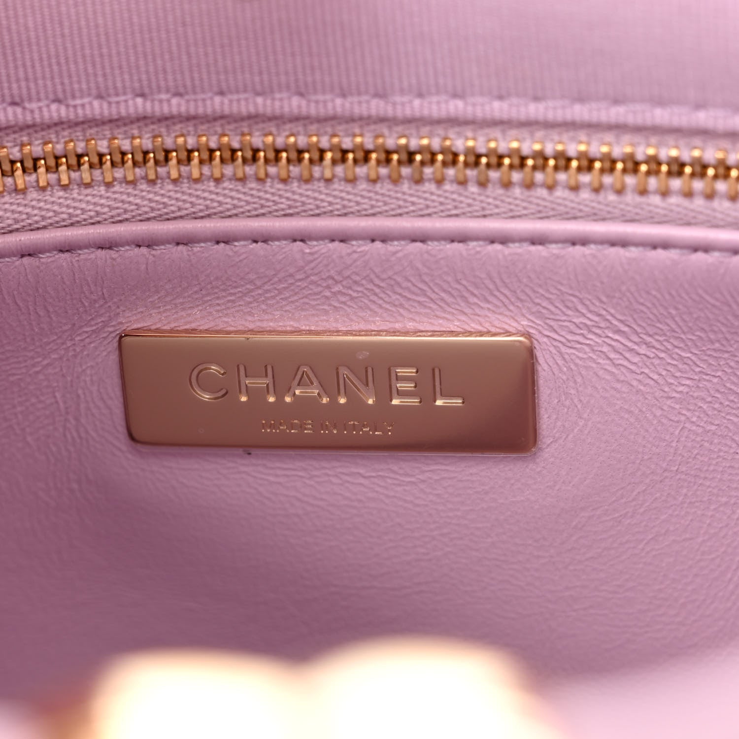 Chanel Shiny Lambskin Quilted 31 Shopping Bag Light Purple 6 of 10