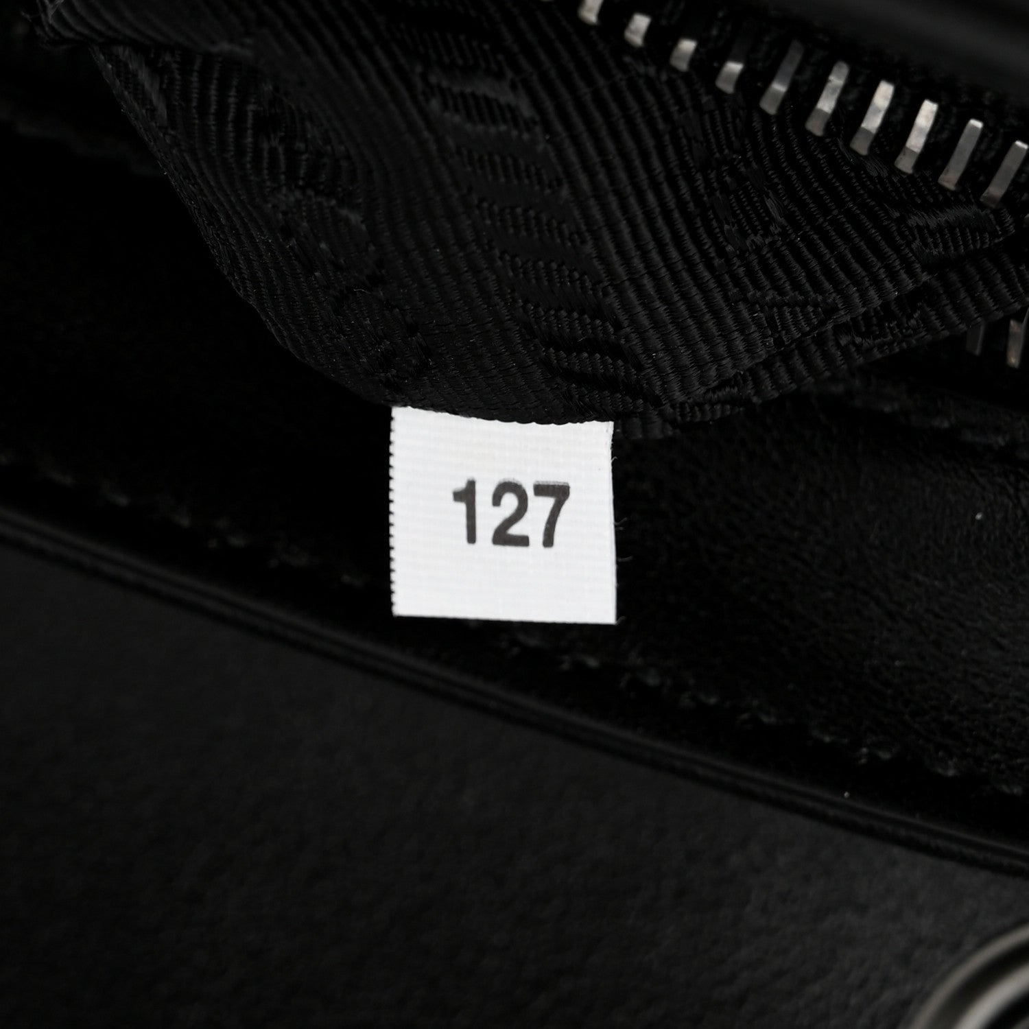 Prada Glace Calfskin Studded Crossbody Black 7 of 10