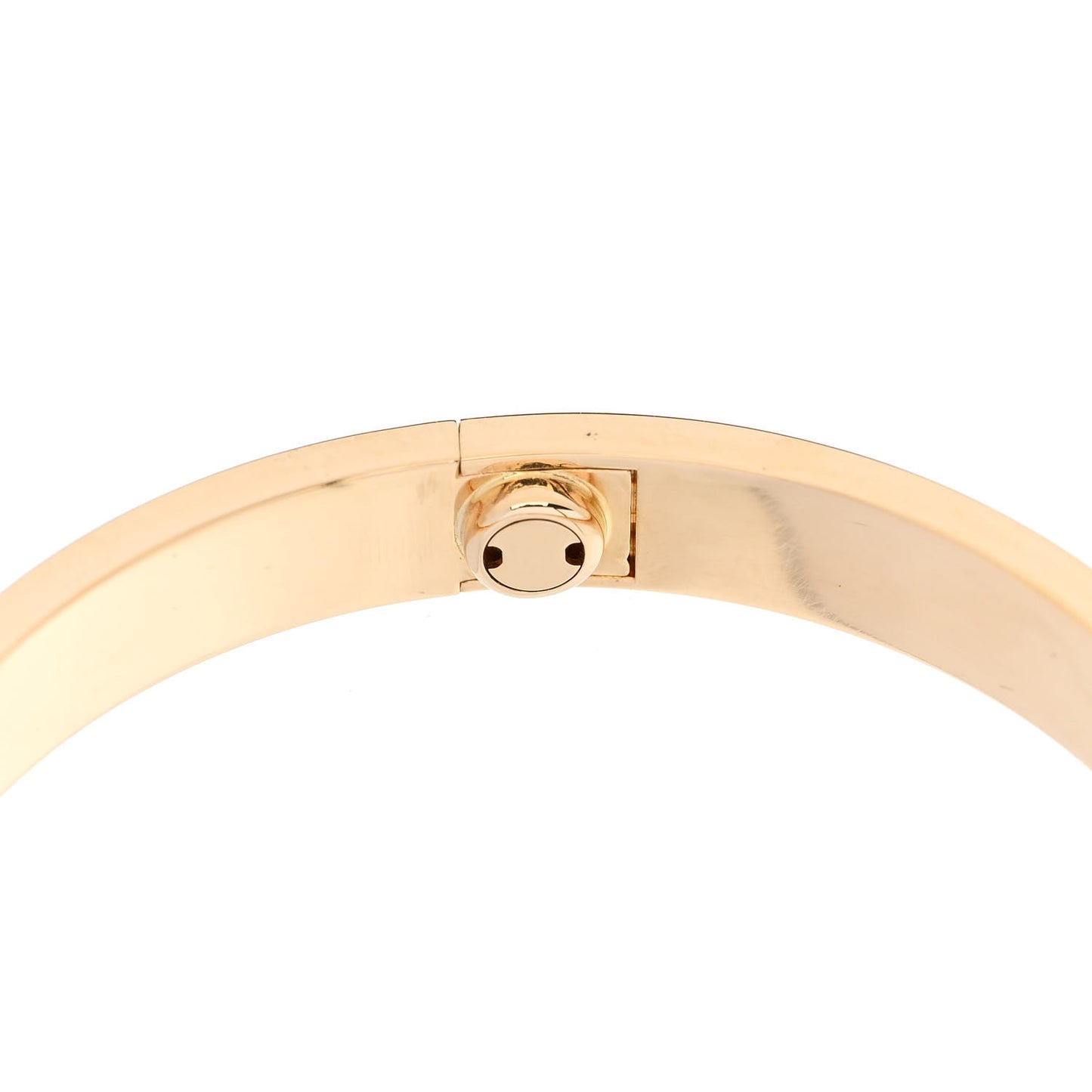18K Yellow Gold 4 Diamond LOVE Bracelet 16