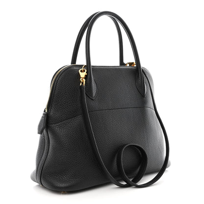 Hermes Taurillon Clemence Bolide 31 Black 3 of 10