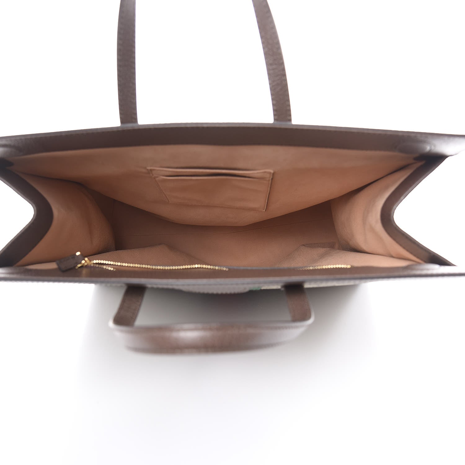 Gucci GG Supreme Monogram Web Ophidia Vertical Tote Brown 5 of 9