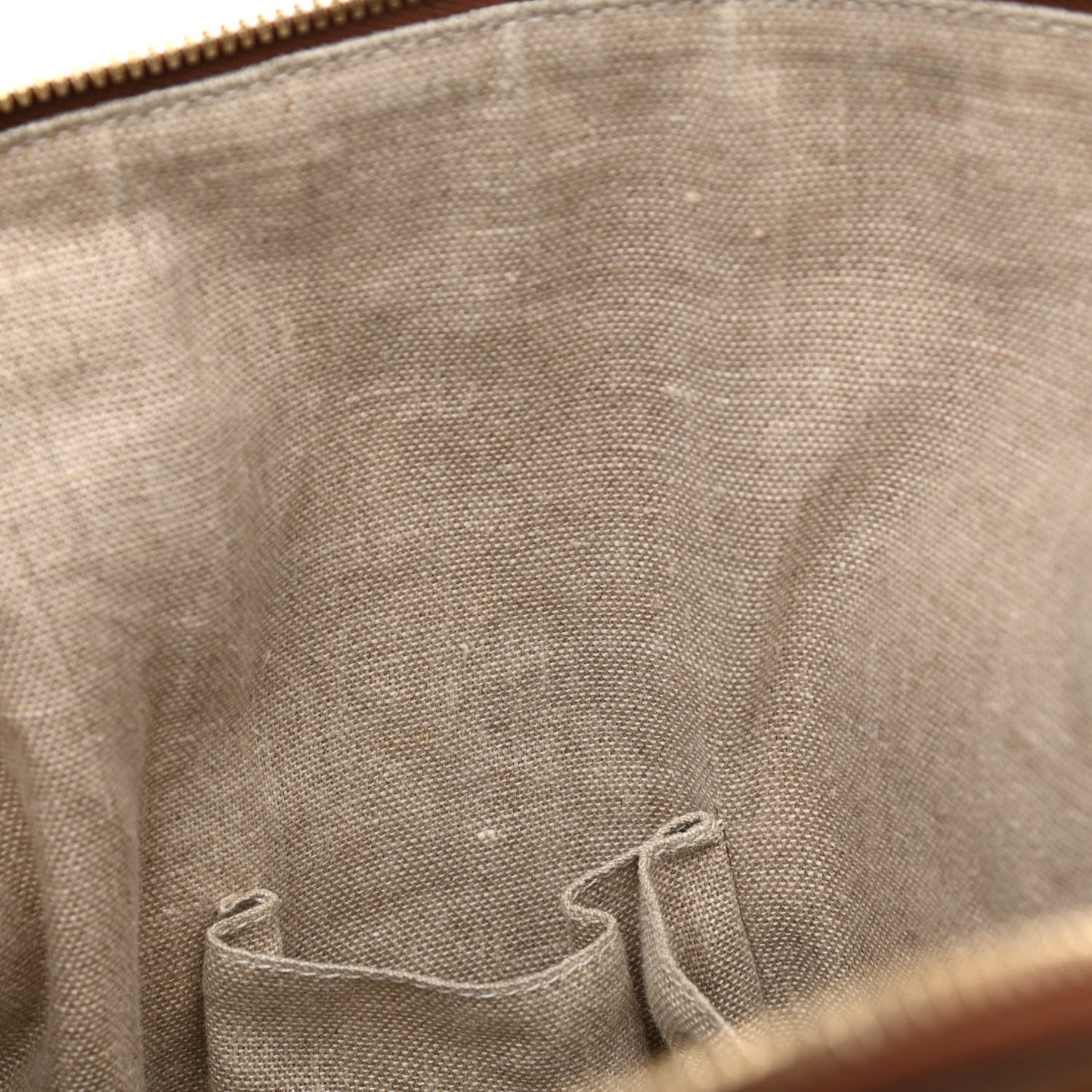 Monogram Medium Bree Shoulder Bag Beige Tabacco