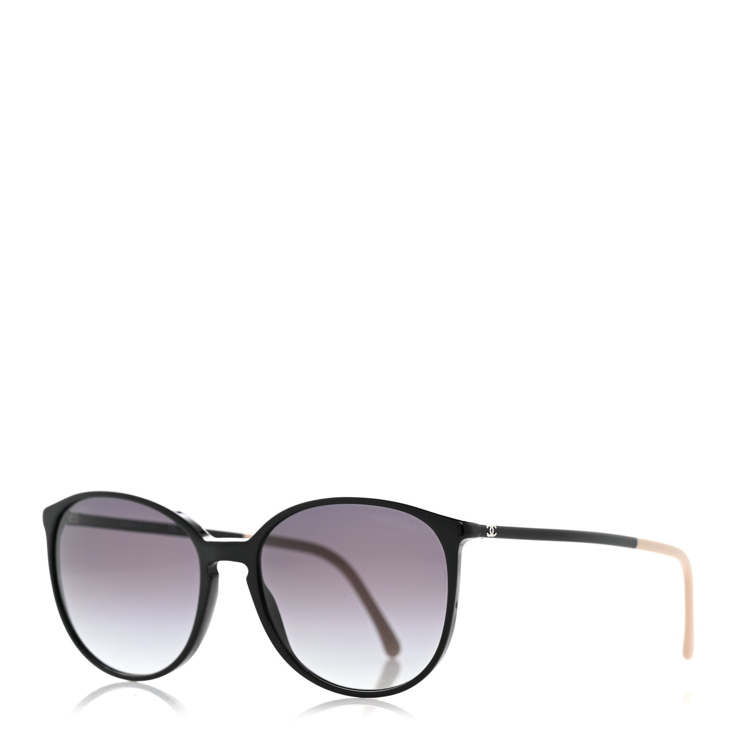 Acetate Round Sunglasses 5278 Black