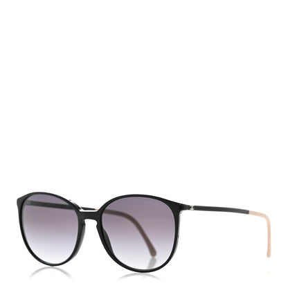 Chanel Acetate Round Sunglasses 5278 Black 1 of 8
