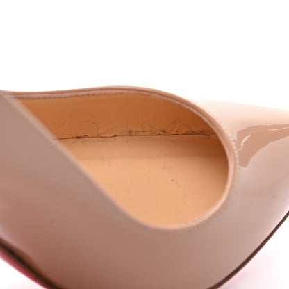Christian Louboutin Patent Pigalle 100 Pumps 36.5 Nude 7 of 12