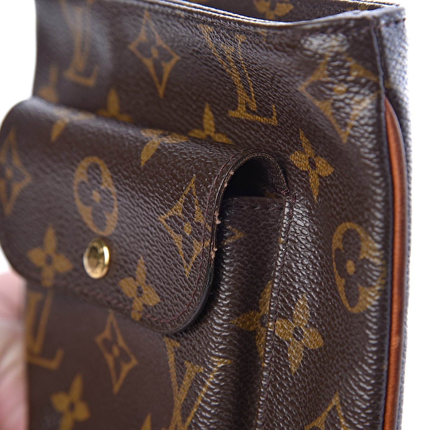 Monogram Partition Wristlet