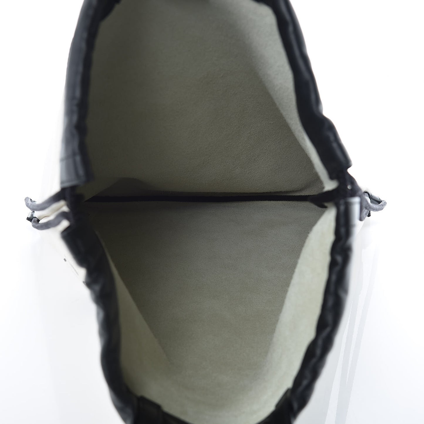Calfskin Coco Capitan Logo Drawstring Backpack Mystic White