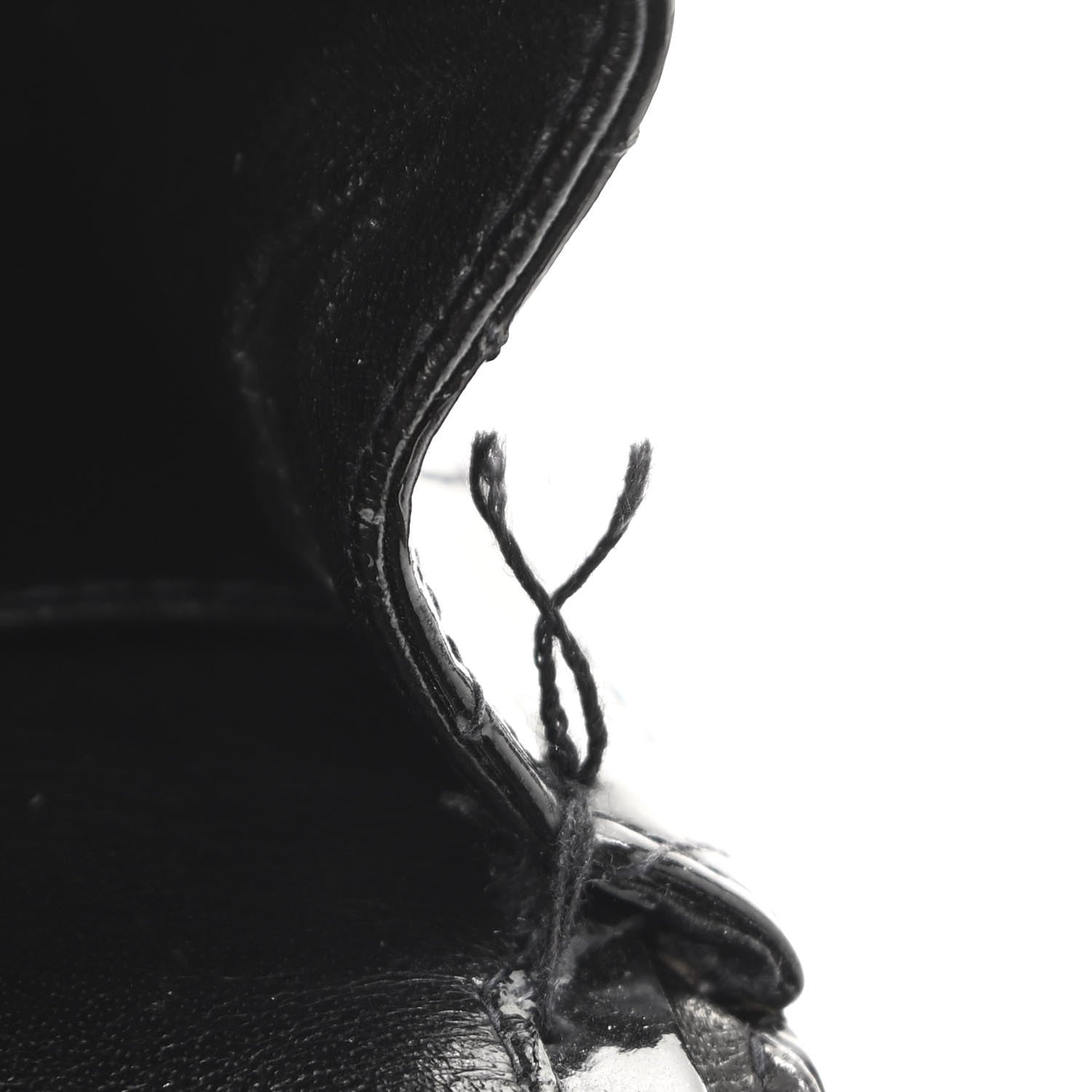 Chanel Patent Quilted Medium Double Flap Black 12 of 12