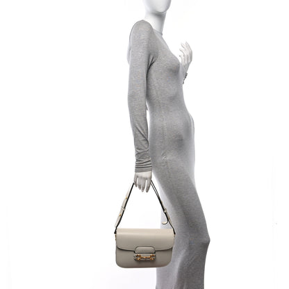 Gucci Azalea Calfskin Horsebit 1955 Shoulder Bag Mystic White 2 of 12