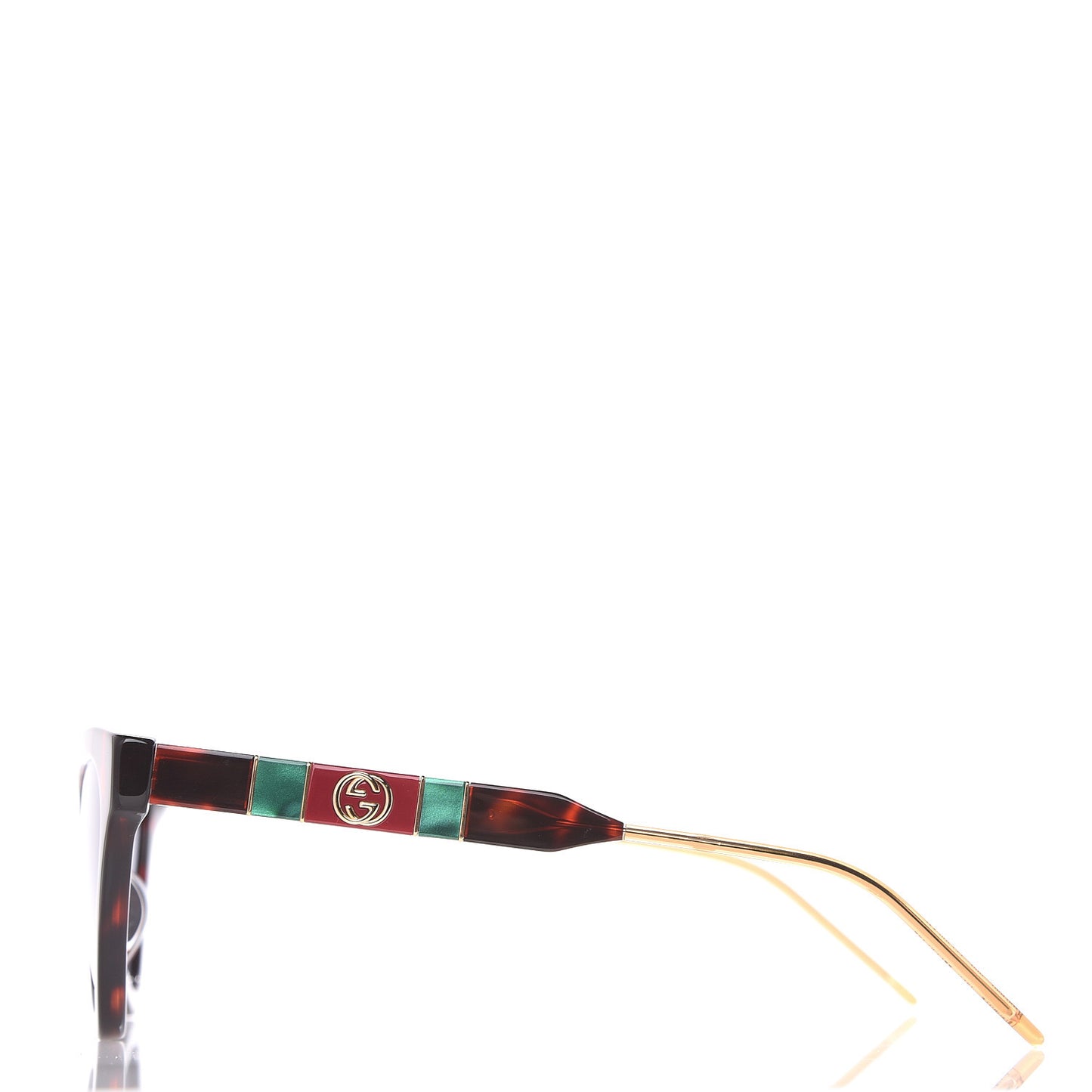 Acetate Cat Eye GG0597S Sunglasses Havana