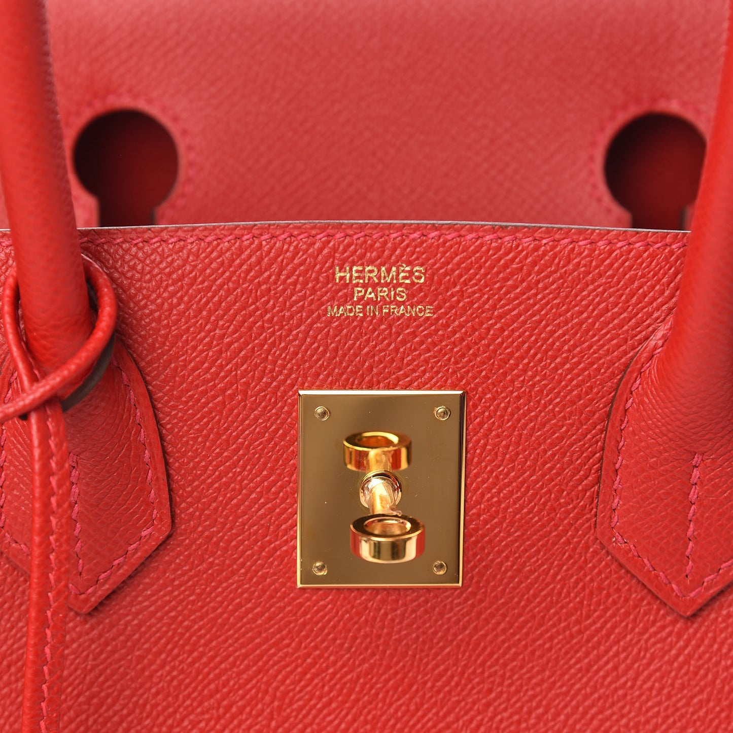 Epsom Birkin 30 Rouge Casaque