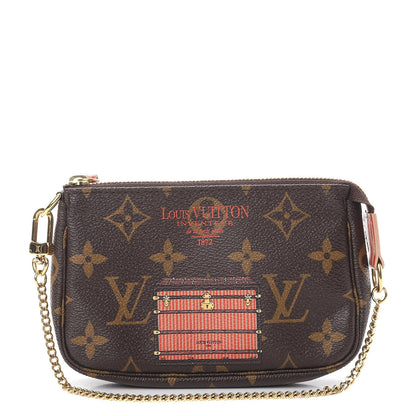 Louis Vuitton Monogram Trunks and Locks Mini Pochette Accessories 1 of 8