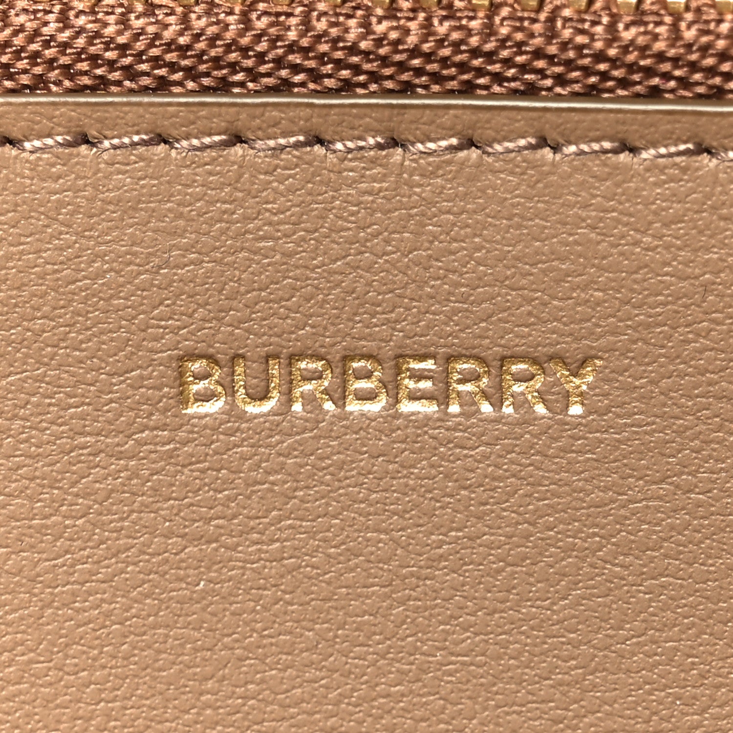 Burberry House Check Large Ziggy Zip Around Wallet Earth 6 of 6