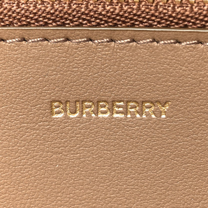 Burberry House Check Large Ziggy Zip Around Wallet Earth 6 of 6