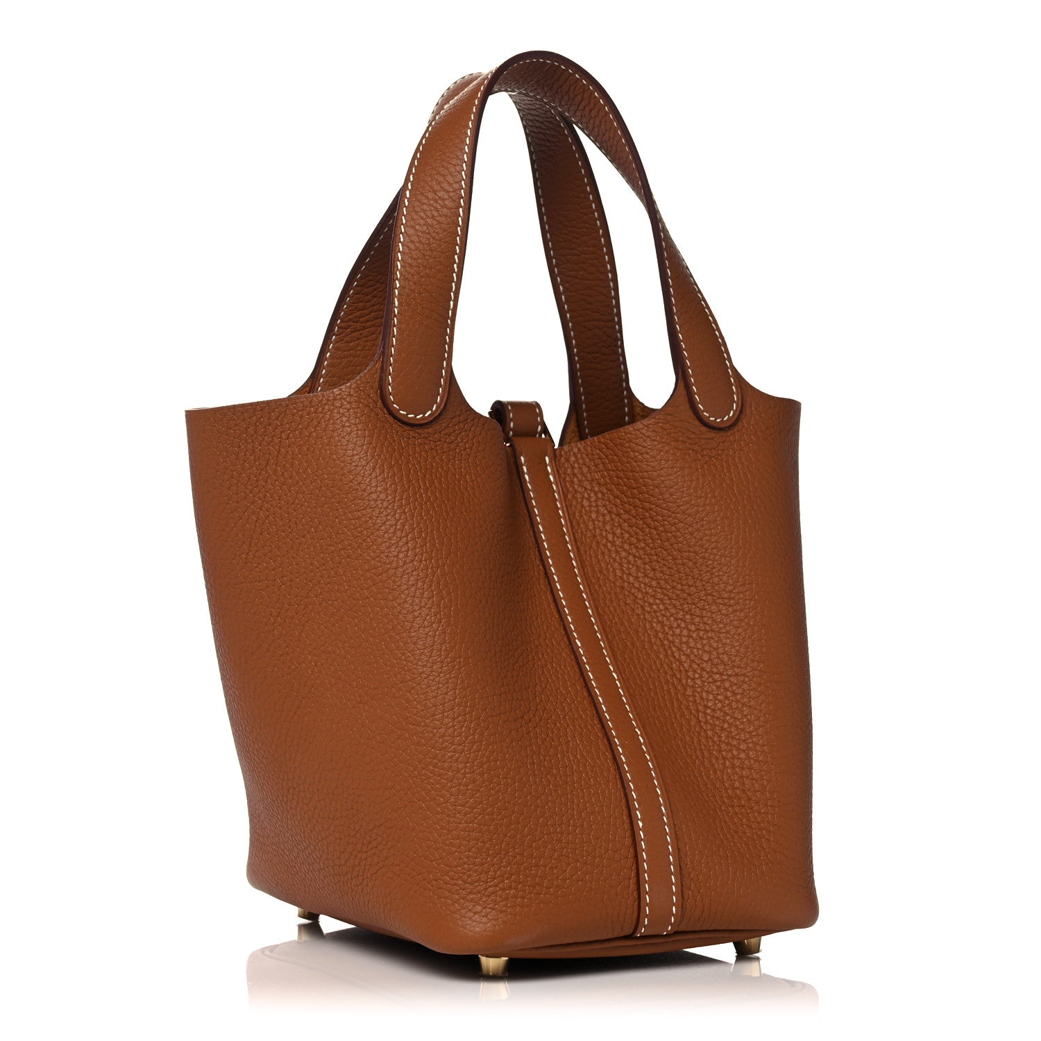 Hermes Taurillon Clemence Picotin Lock 18 PM Gold 3 of 10