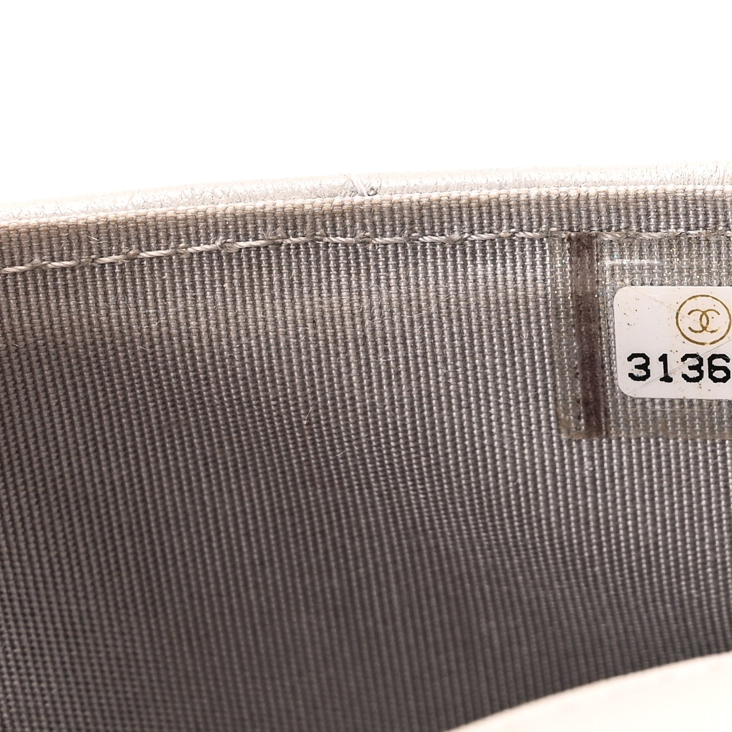 Chanel Goatskin Quilted Chanel 19 Glasses Case With Chain Grey 8 of 11