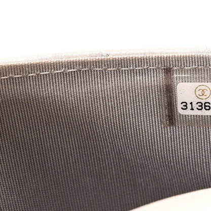 Chanel Goatskin Quilted Chanel 19 Glasses Case With Chain Grey 8 of 11