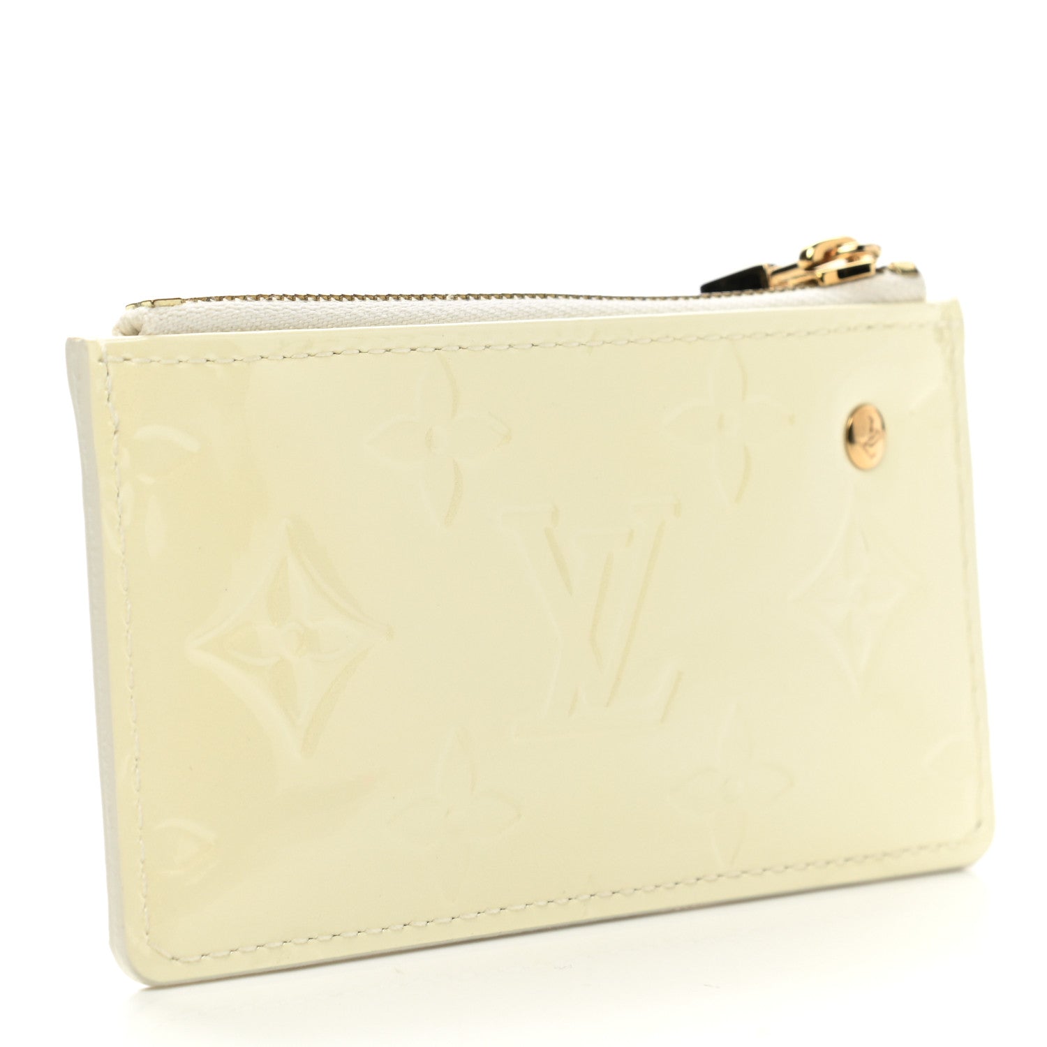 Louis Vuitton Vernis Key Pouch Perle 3 of 7