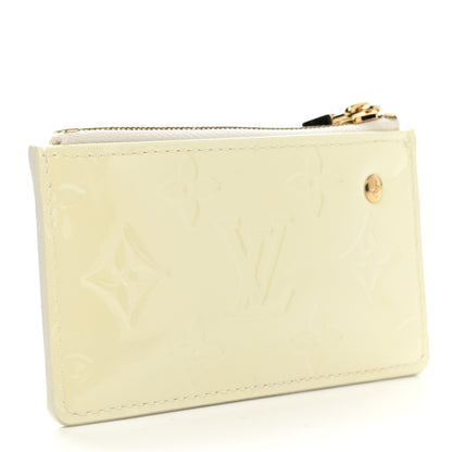 Louis Vuitton Vernis Key Pouch Perle 3 of 7