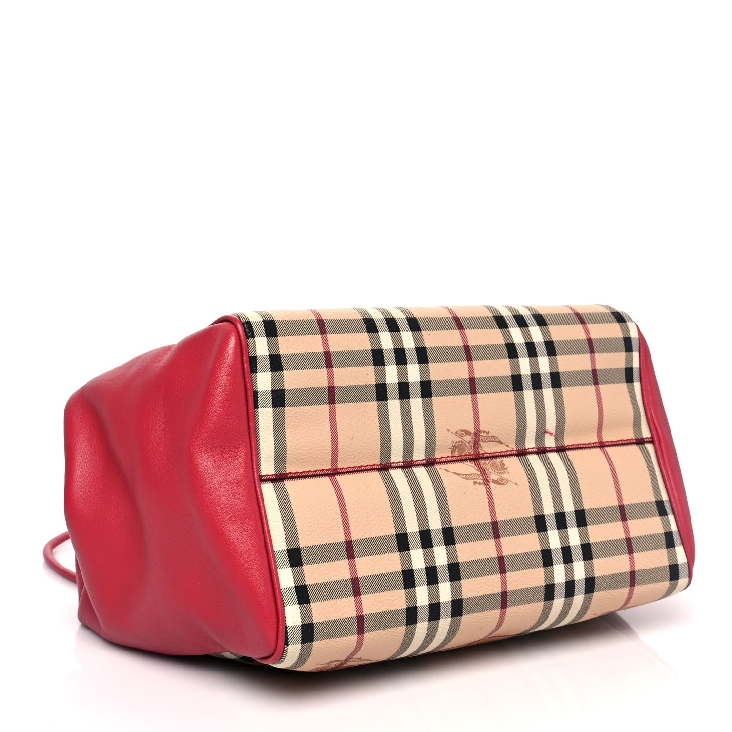Burberry Haymarket Check Small Knots Canterbury Tote Pink 4 of 13