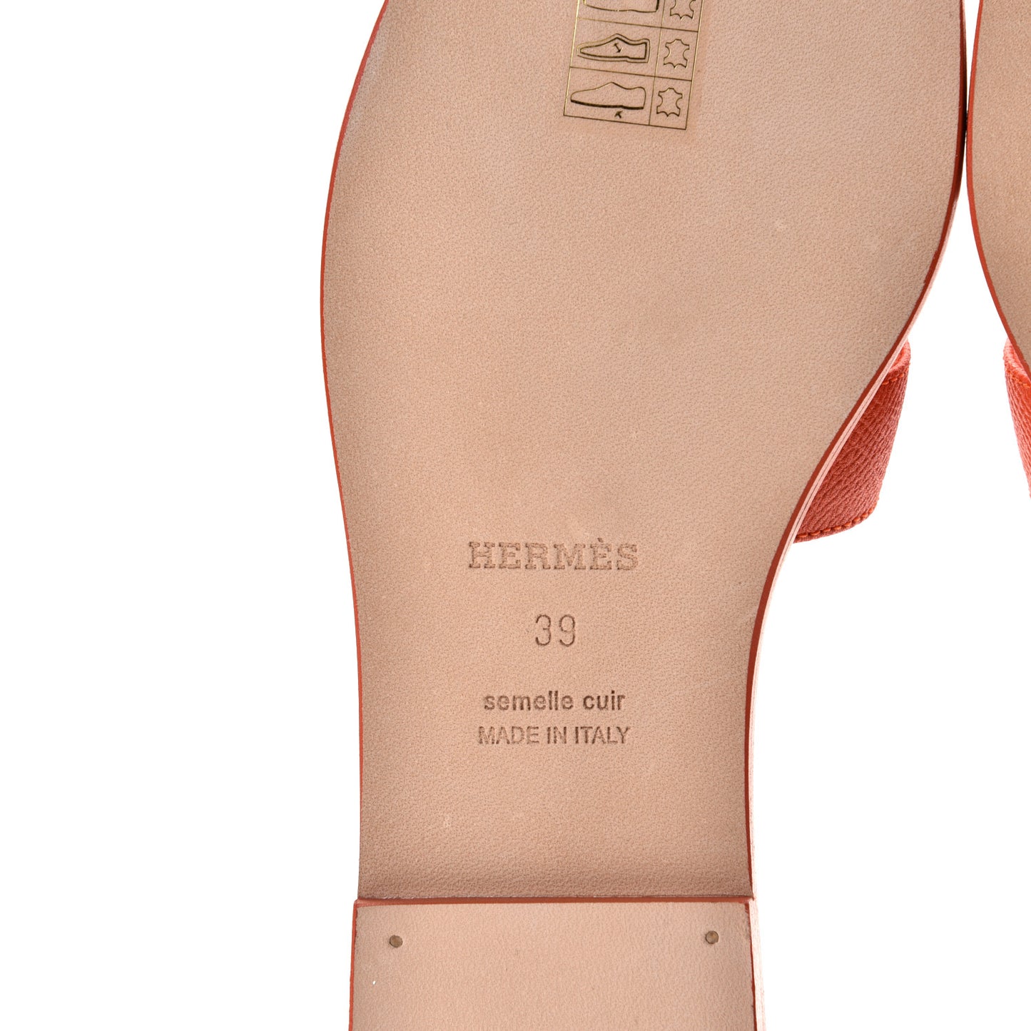 Epsom Oran Sandals 39 Orange Poppy