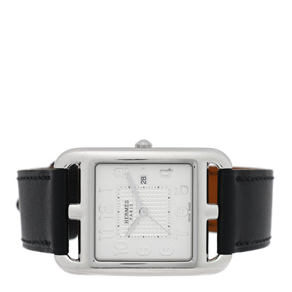Hermes Stainless Steel Barenia 29mm Cape Cod Quartz Watch Noir 2 of 5