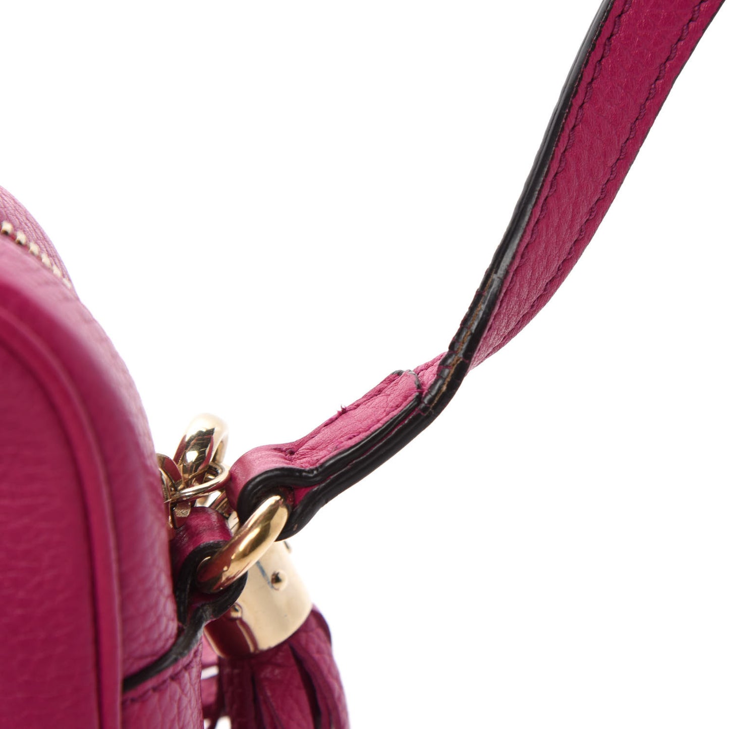 Cellarius Calfskin Small Soho Disco Bag Bright Bouganville