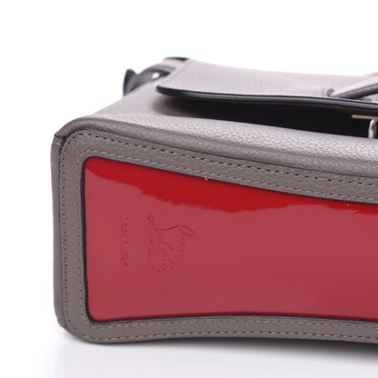 Christian Louboutin Pebbled Calfskin Medium Rubylou Shoulder Bag Storm 9 of 12