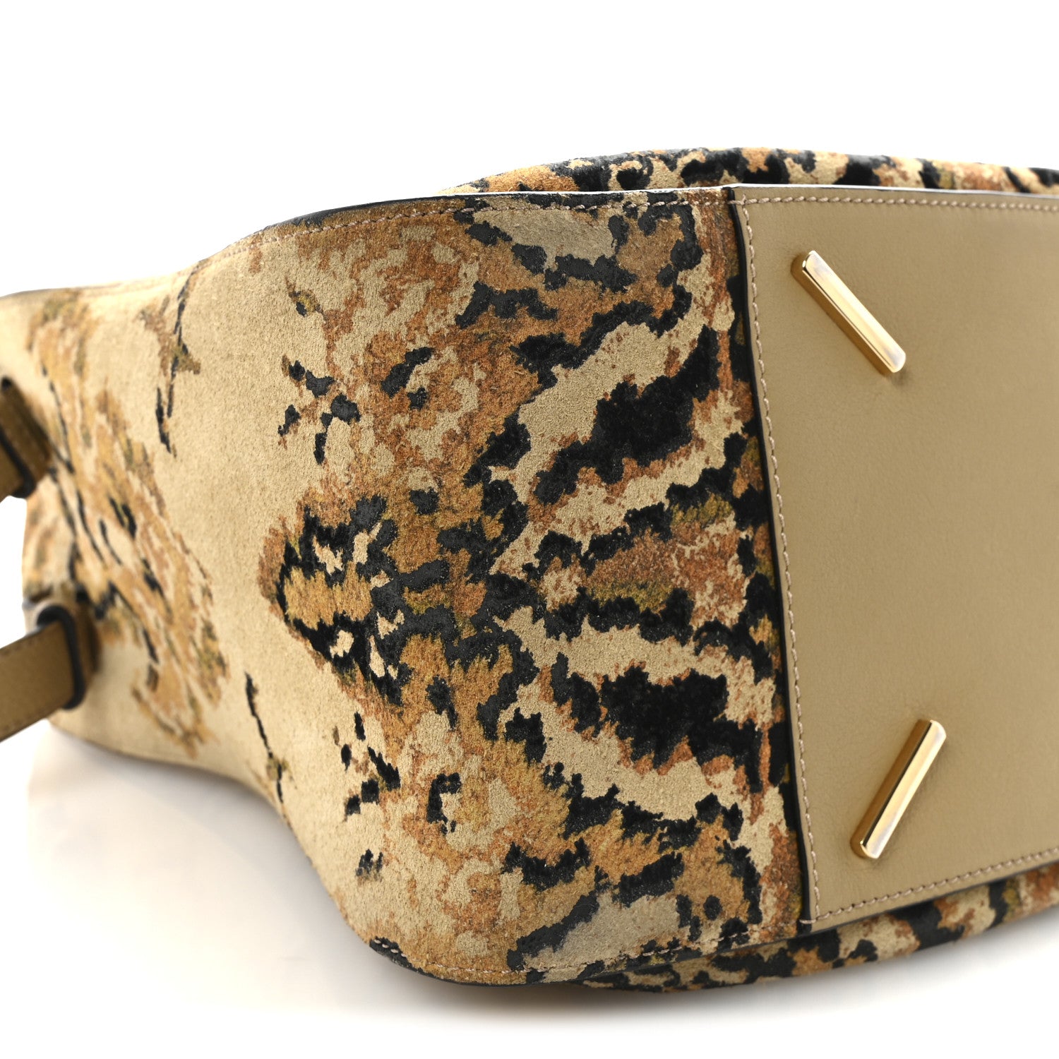 Loewe Suede Tapestry Small Hammock Shoulder Bag Multicolor 1867131