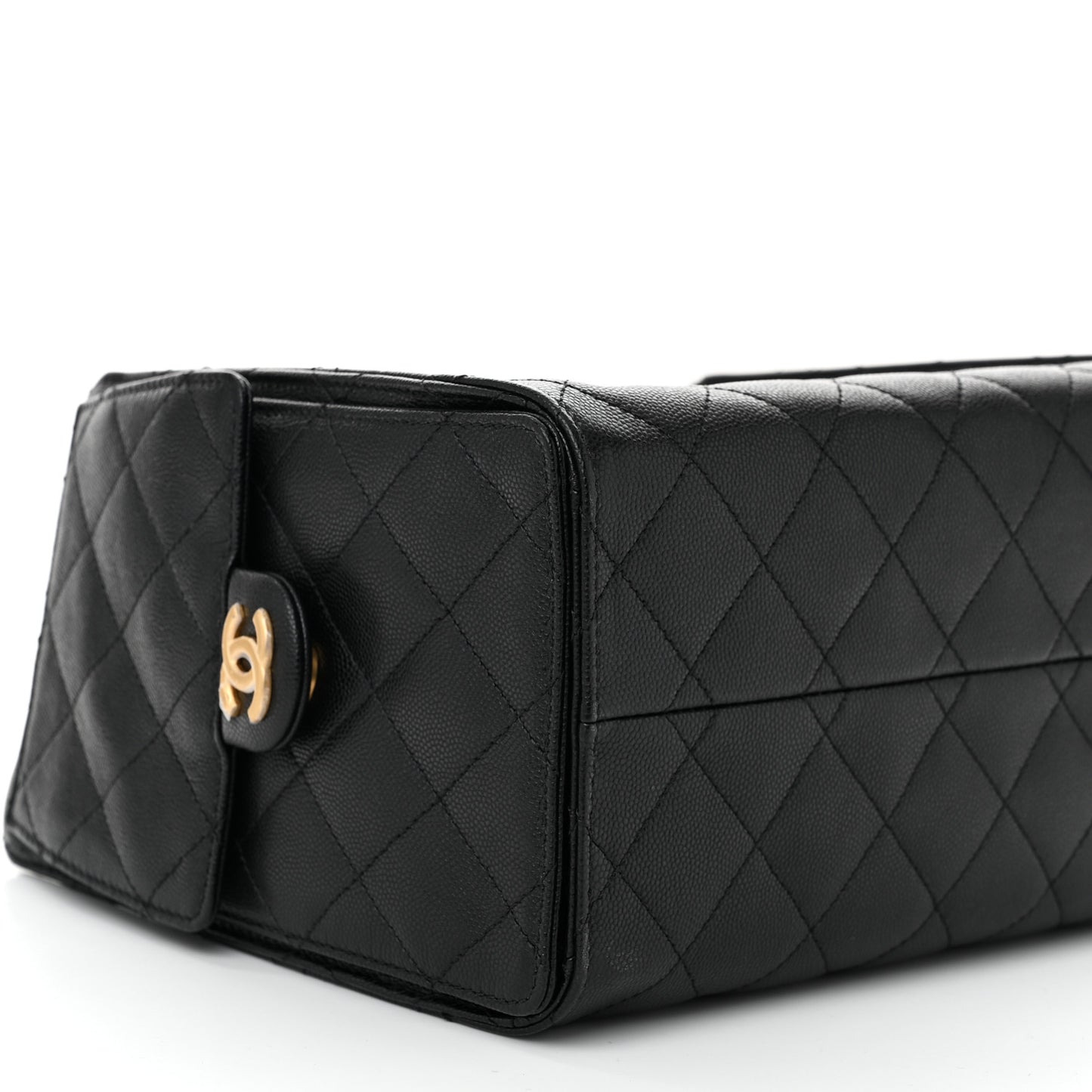 Caviar Quilted Small Chanel 25 Handbag Black