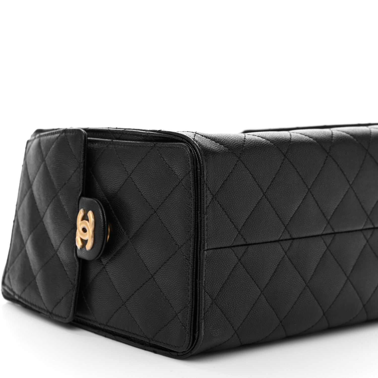 Chanel Caviar Quilted Small Chanel 25 Handbag Black 9 of 10
