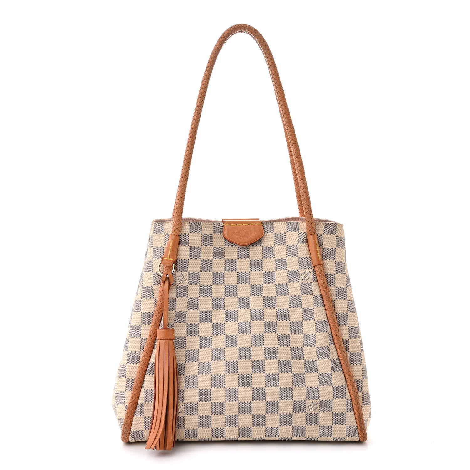 Louis Vuitton Damier Azur Propriano Rose Ballerine 1 of 11