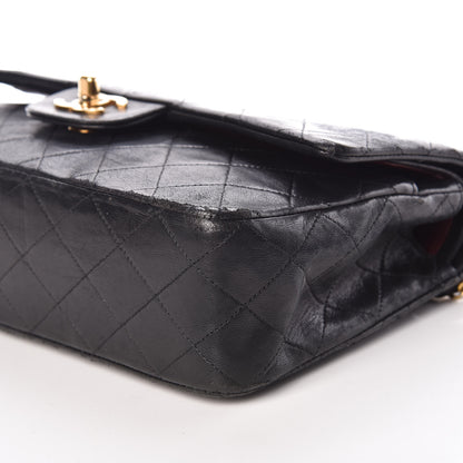 Chanel Lambskin Quilted Medium Double Flap Black 6 of 10