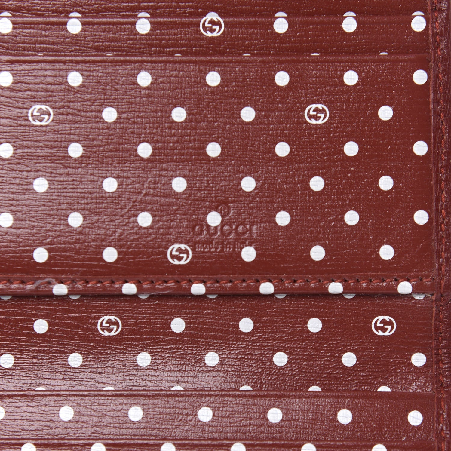 Gucci Calfskin GG Continental Wallet Red 8 of 8