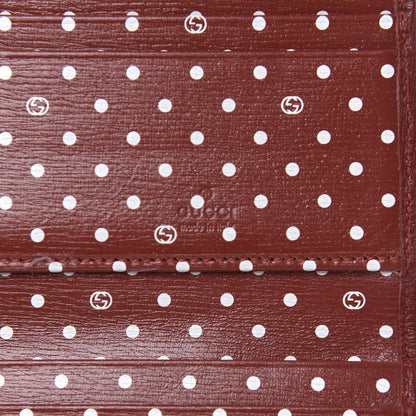 Gucci Calfskin GG Continental Wallet Red 8 of 8