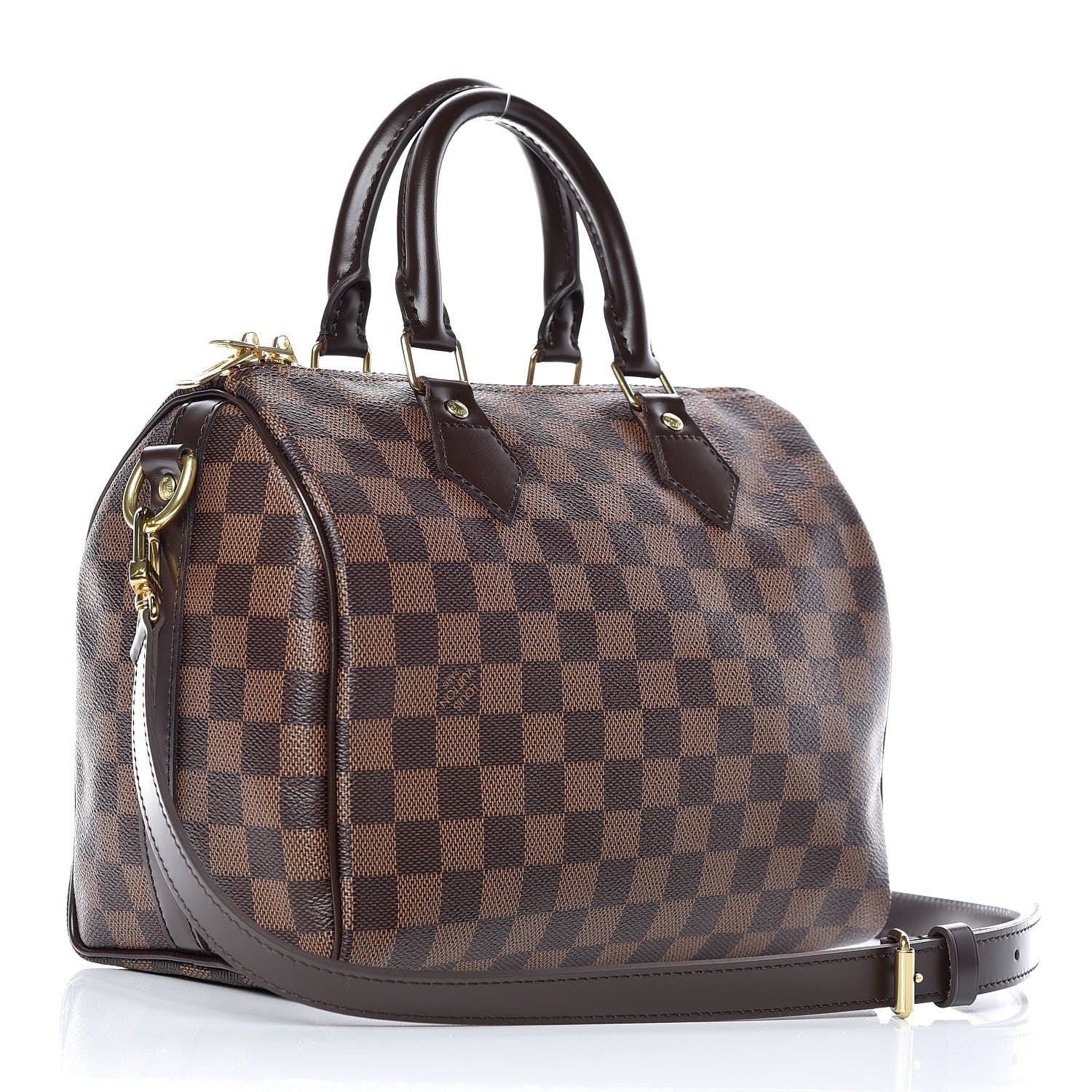Louis Vuitton Damier Ebene Speedy Bandouliere 25 3 of 10