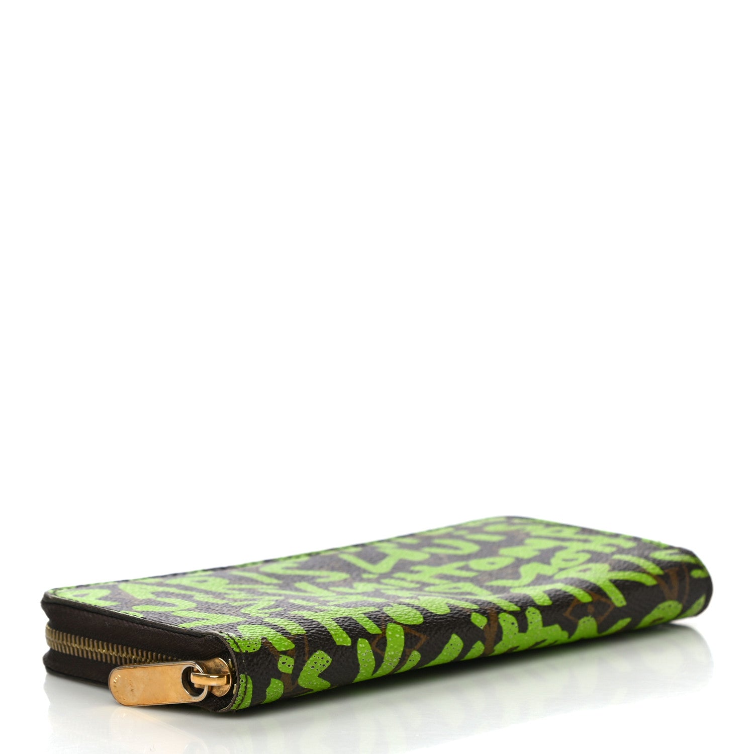 Louis Vuitton Monogram Graffiti Zippy Wallet Green 4 of 17
