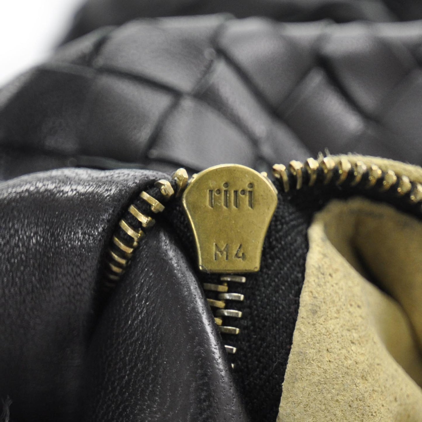 Nappa Intrecciato Shoulder Bag Nero Black